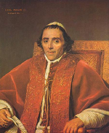 Jacques-Louis David Portrait du pape Pie VII